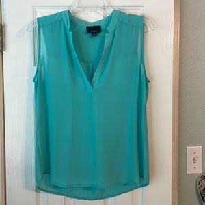 Lumiere - Small V cut Tank - Blue/turquoise
